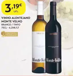 Spar Vinho alentejano monte velho promoção