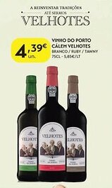 Spar Vinho do porto cálem velhotes promoção
