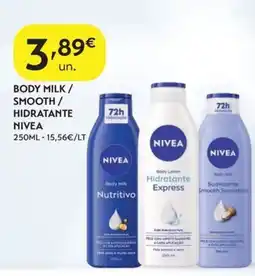 Spar Body milk / smooth/ hidratante nivea promoção