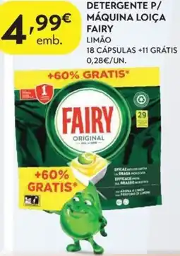 Spar Detergente p/ máquina loiça fairy promoção