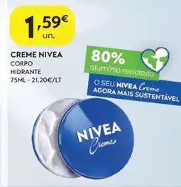 Spar Creme nivea corpo hidrante promoção