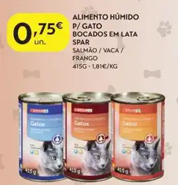 Spar Alimento humido p/ gato bocados em lata spar promoção