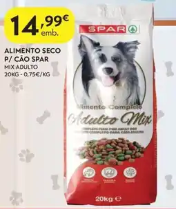 Spar Alimento seco p/ cão spar mix adulto promoção