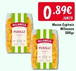 Ponto Fresco Massa Espirais Milaneza promoção