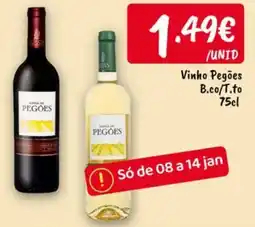 Ponto Fresco Vinho Pegões B.co/T.to promoção