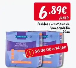 Ponto Fresco Fraldas Incont Amanh. Grande/Média promoção
