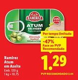 Lidl Ramirez Atum em Azeite promoção