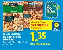Lidl Alesto Selection Metades de Noz/ Mixed Nuts promoção