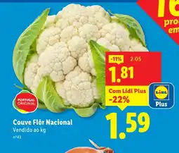 Lidl Couve Flôr Nacional promoção