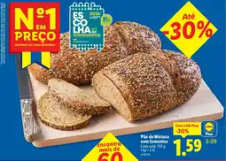 Lidl Pão de Mistura com Sementes Cada promoção