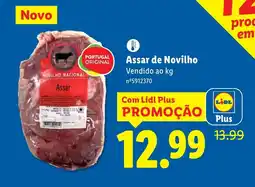 Lidl Assar de Novilho promoção