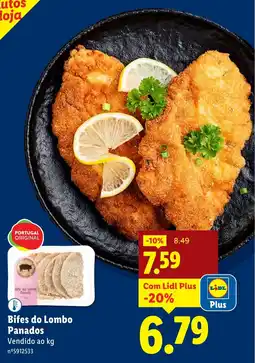 Lidl Bifes do Lombo Panados promoção