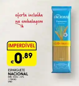 Meu Super Esparguete nacional promoção