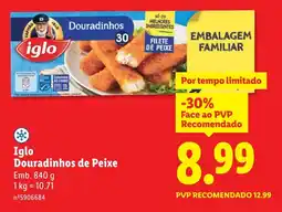 Lidl Iglo Douradinhos de Peixe promoção