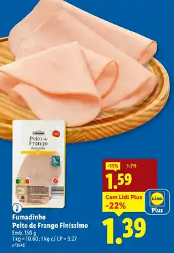 Lidl Fumadinho Peito de Frango Finíssimo promoção