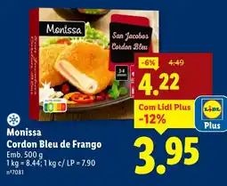 Lidl Monissa Cordon Bleu de Frango promoção