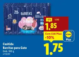 Lidl Coshida Barritas para Gato promoção