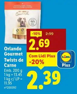 Lidl Orlando Gourmet Twists de Carne promoção