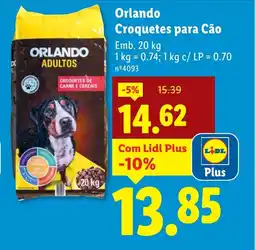 Lidl Orlando Croquetes para Cão promoção