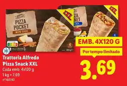 Lidl Trattoria Alfredo Pizza Snack XXL promoção