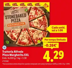 Lidl Trattoria Alfredo Pizza Margherita XXL promoção