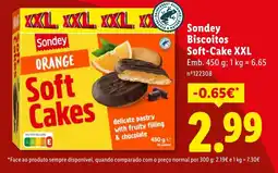 Lidl Sondey Biscoitos Soft-Cake XXL promoção