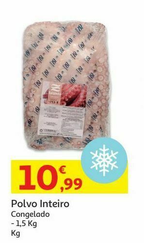 Auchan Polvo -1.5 kg:congelado kg promoção