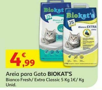 Auchan Areia para gato promoção