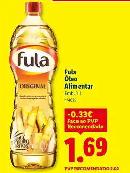 Lidl Fula Óleo Alimentar promoção