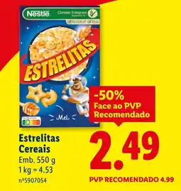 Lidl Estrelitas Cereais promoção