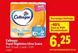 Lidl Colhogar Papel Higiénico Ultra Suave promoção