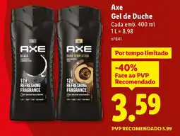 Lidl Axe Gel de Duche promoção