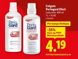Lidl Colgate Periogard Elixir promoção