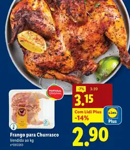 Lidl Frango para Churrasco promoção