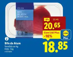 Lidl Bife de Atum promoção