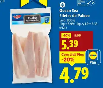 Lidl Ocean Sea Filetes de Paloco promoção