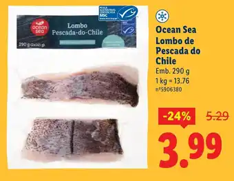 Lidl Ocean Sea Lombo de Pescada do Chile promoção