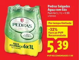 Lidl Pedras Salgadas Água com Gás promoção