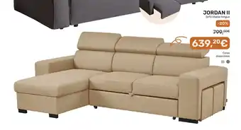 JORDAN II Sofá chaise longue