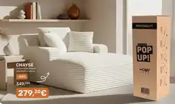Homy Casa CHAYSE Sofá chaise longue embalado a vácuo promoção