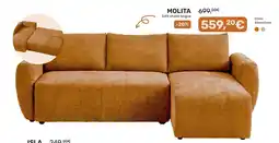 Homy Casa MOLITA Sofá chaise longue promoção