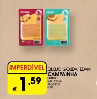 Queijo gouda/ edam campainha