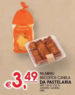 Meu Super Palmiers/ biscoitos canela da pastelaria promoção