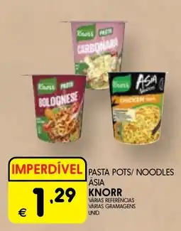 Meu Super Pasta pots/noodles asia knorr promoção