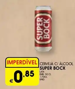 Meu Super Cerveja c/ álcool super bock promoção