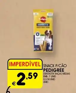 Meu Super Snack p/cão pedigree promoção