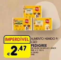 Meu Super Alimento humido p/ cão pedigree promoção