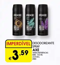 Meu Super Desodorizante spray axe promoção