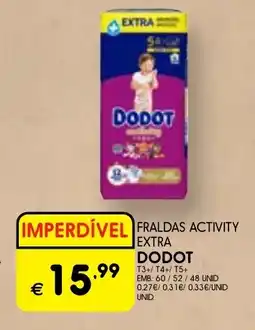 Meu Super Fraldas activity extra dodot promoção