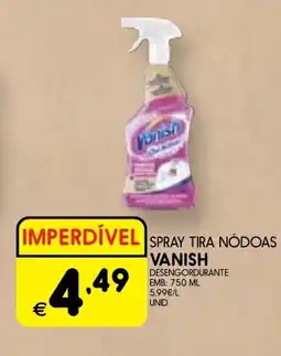 Meu Super Spray tira nódoas vanish promoção